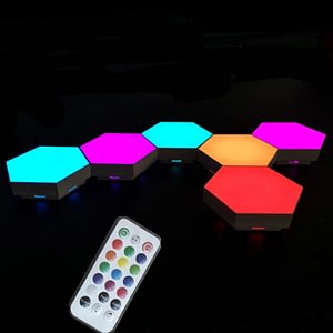 Colorful Hexagon Lights