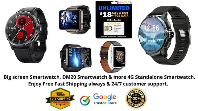 4g Smart Watch Big screen Smartwatch,